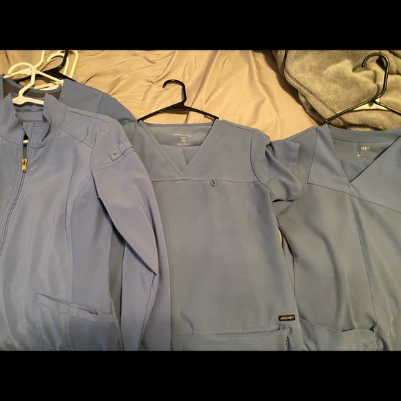 Scrub tops, jacket, and scrub bottoms. - Picture 5 of 5